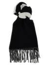 Jacquemus L Scarves, Foulards White/black