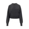 Jacquemus L Sweater With Logo Embroidery In Gray