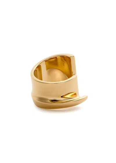 Jacquemus La Bague J Sculpted Ring In Gold