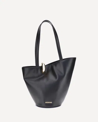 Jacquemus La Bambola Bucket Bag In Black