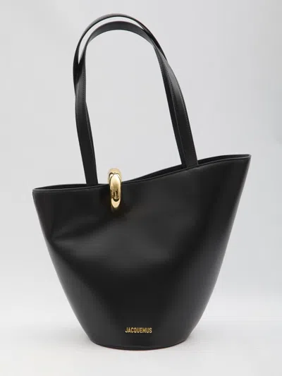 Jacquemus La Bambola Medium Bag In Black