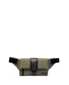 Jacquemus La Banane Bambino Cotton Belt Bag In Green