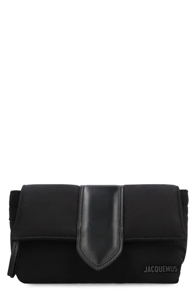 Jacquemus La Banane Bambino Nylon Belt Bag In Black