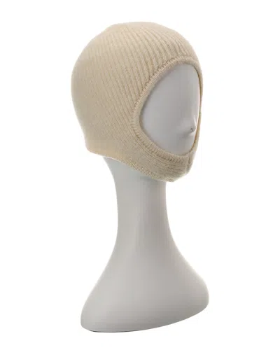 Jacquemus La Capuche Alpaca & Wool-blend Hood In White