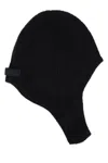 Jacquemus La Capuche Gros Grain Alpaca-blend Balaclava In Black