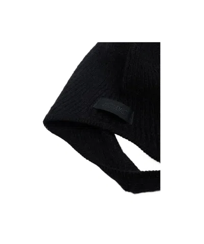 Jacquemus La Capuche Gros Grain Hat In Black