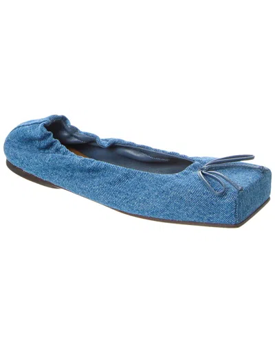 JACQUEMUS JACQUEMUS LA CASA DENIM BALLET FLAT