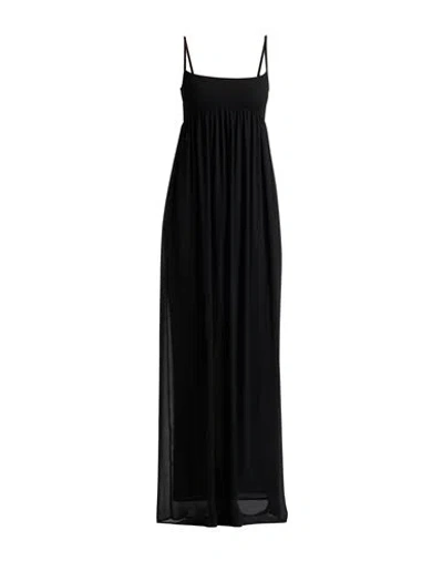 Jacquemus La Casa Woman Maxi Dress Black Size S Polyester, Viscose, Elastane