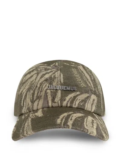 Jacquemus La Casquete Hat In Green