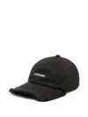 Jacquemus La Casquette Artichaut Baseball Cap In Black