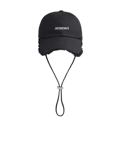 JACQUEMUS JACQUEMU LA CASQUETTE ARTICHAUT FRINGE BASEBALL CAP