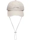 Jacquemus La Casquette Artichaut Cotton Hat In Off-white