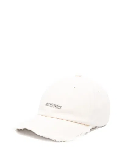 Jacquemus La Casquette Artichaut Baseball Cap In White
