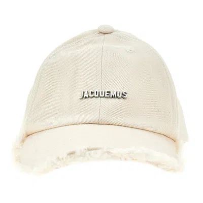 Jacquemus 'la Casquette Artichaut' Baseball Cap In Nude