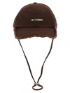 Jacquemus La Casquette Artichaut Cap In Brown
