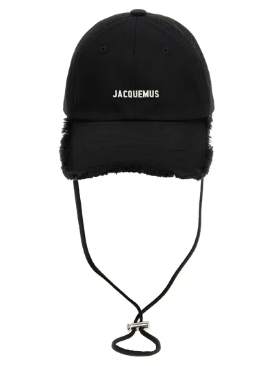 Jacquemus La Casquette Artichaut Cap In Black
