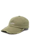 Jacquemus La Casquette Artichaut Baseball Cap In Green