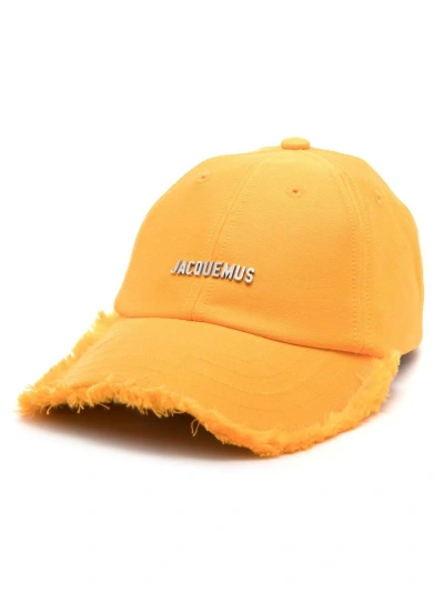 Jacquemus La Casquette Artichaut Cap In Orange