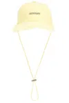 Jacquemus La Casquette Artichaut Cap In Pale Yellow