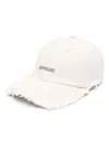 Jacquemus Le Casquette Artichaut Baseball Hat In White