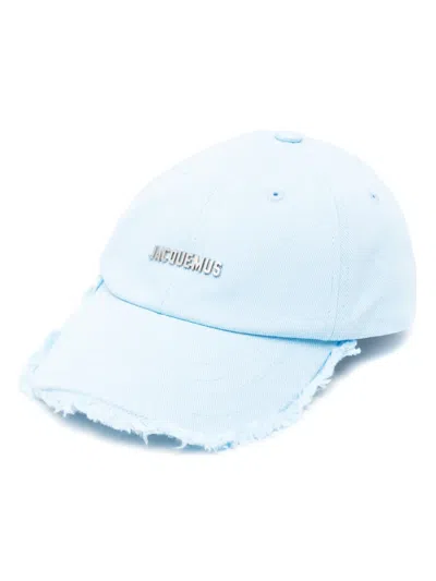 Jacquemus La Casquette Artichaut Cotton Cap In Blue