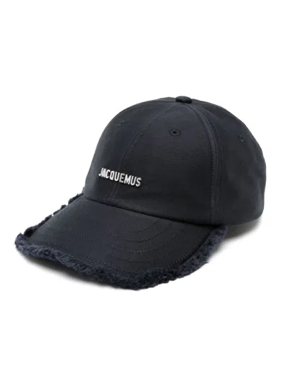 Jacquemus La Casquette Artichaut Cotton Cap In Blue