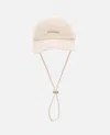 Jacquemus La Casquette Artichaut Hat In White