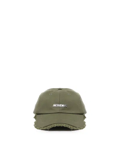 Jacquemus La Casquette Artichaut Hat In Khaki