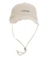 Jacquemus Cappello Cotone In Yellow