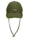 Jacquemus La Casquette Artichaut Hats Green In Green