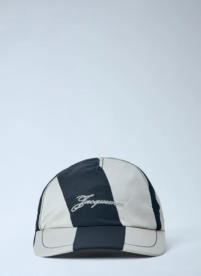 Jacquemus La Casquette Baluchon Cap In Gray