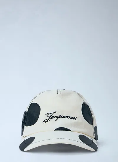 Jacquemus La Casquette Baluchon Cap In White