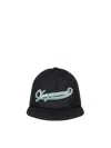 Jacquemus Adjustable Baseball Cap With Curved Brim And Eyelet Vents In Blue