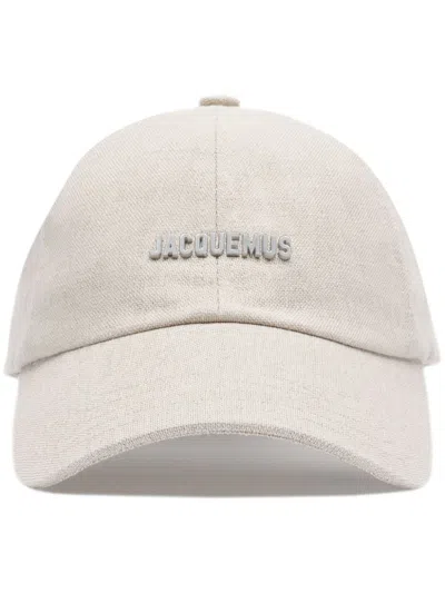Jacquemus La Casquette Gadjo Baseball Cap In Neutrals