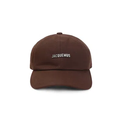 Jacquemus La Casquette Gadjo Baseball Cap In Brown