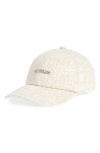 Jacquemus La Casquette Gadjo Baseball Cap In Croco Beige