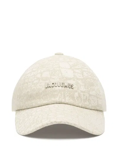 Jacquemus La Casquette Gadjo Baseball Cap In Neutrals