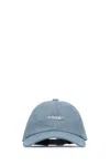 Jacquemus Curved Brim Cap For Everyday Wear In Blue
