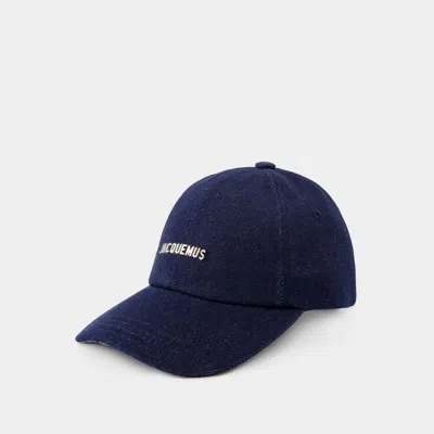 Jacquemus La Casquette Gadjo Cap -  - Cotton - Blue