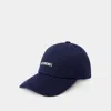 Jacquemus La Casquette Gadjo Cap -  - Cotton - Blue In Blue