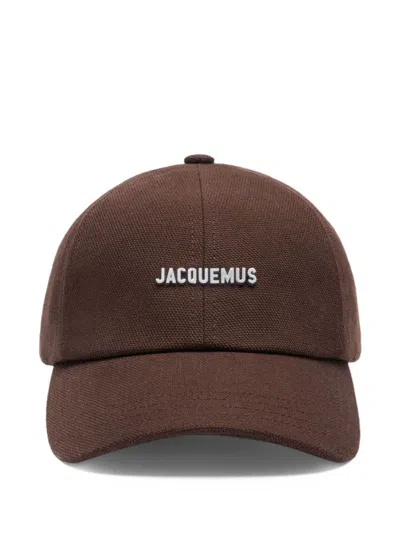 Jacquemus La Casquette Gadjo Cap In Brown