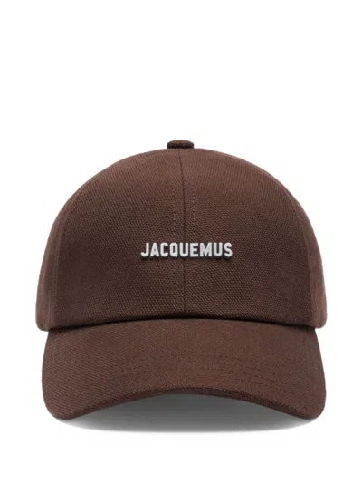 Jacquemus La Casquette Gadjo Cap In Brown