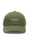 Jacquemus Men La Casquette Gadjo Cap In Green