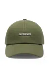 Jacquemus Men La Casquette Gadjo Cap In Green