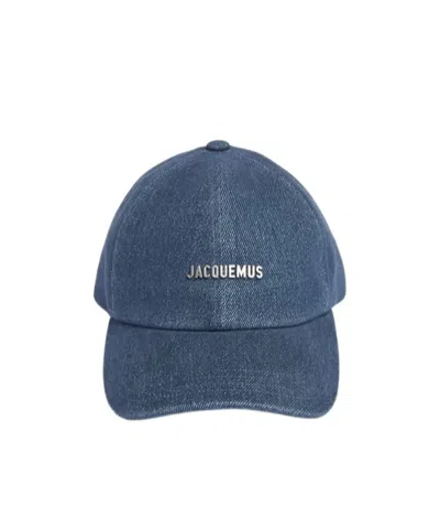 Jacquemus La Casquette Gadjo Cotton Hat In Blue