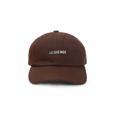 Jacquemus La Casquette Gadjo Hat Men In Brown