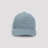 Jacquemus Curved Brim Cap For Everyday Wear In Blue