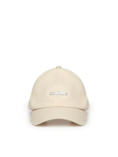 Jacquemus La Casquette Gadjo Hat In Neutral