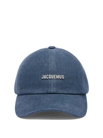 JACQUEMUS LA CASQUETTE GADJO IN RAW DENIM