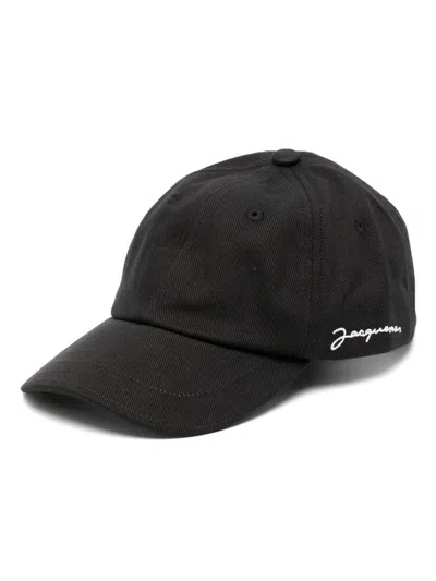 Jacquemus La Casquette Hat In Black
